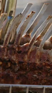 20K views · 865 reactions | Rack of Lamb. First braaied it and then smoked it on a bed of fresh herbs. | Jan Braai | Facebook