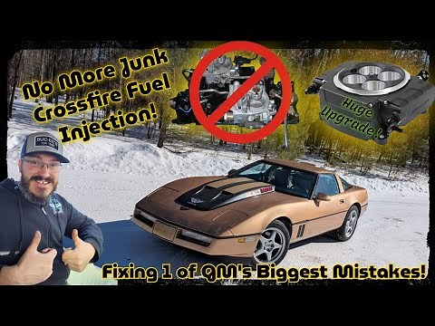 Fixing GM's Biggest Mistake of the 80's Cross-Fire Injection! C4 Corvette