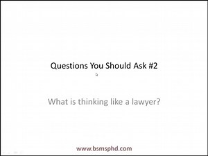How to Think Like a Lawyer