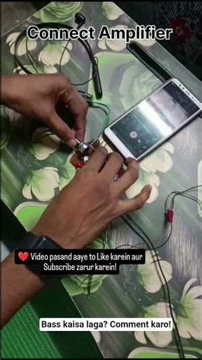 Home Made Amplifier 🔊 | 15 Sec Live Sound Test | DIY Project