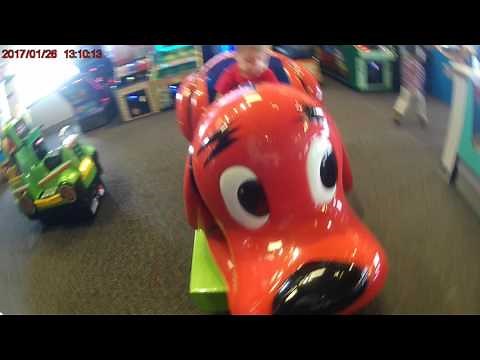 Chuck E Cheese clifford dog ride game Only At Micah's Arcade Reviews 2 years old
