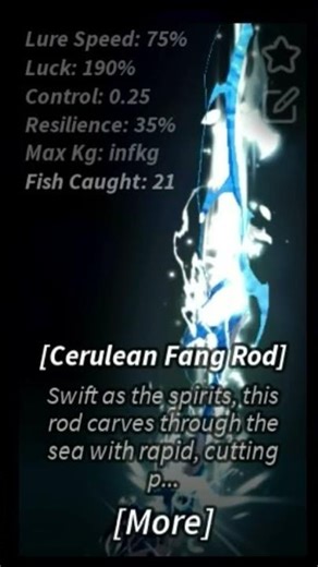 My rod progression🐟