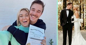 'Duck Dynasty' Star Sadie Robertson And Christian Huff Say "I Do" In Private Wedding Ceremony
