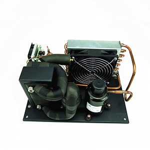 [Hot Item] 콤팩트 12V 24V DC HVAC 미니 냉각 유닛 마이크로 수냉식 칠러 모듈 유닛