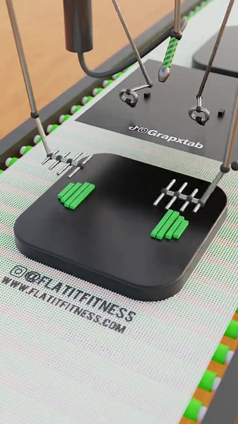 Flatit Fitness Logo Factory Animation