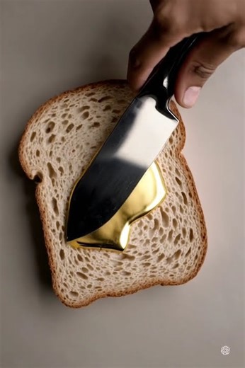 Spreading Gold Like Butter 🥖✨