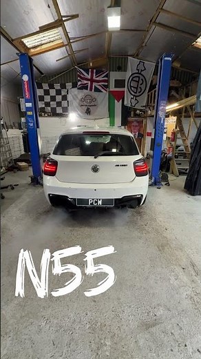 N55 m135i decat downpipe with resonator and backbox modified