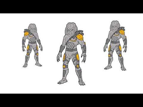 Predator drawing easy step by step | How to draw Predator