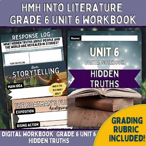 Digital Workbook HMH Into Literature Grade 6 ELA UNIT 6 Hidden Truths