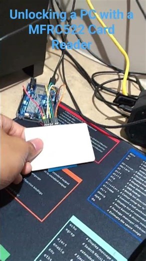 Unlocking a PC with a MFRC522 Reader