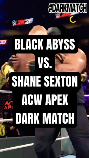 Black Abyss vs. Shane Sexton | ACW APEX CAW WRESTLING Dark Match #ACWAPEX #ACWAPEXDarkMatch