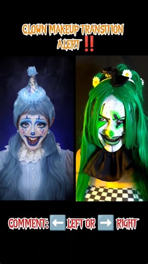 CLOWN MAKEUP TRANSITION ALERT ‼️ #trending #reels #makeup