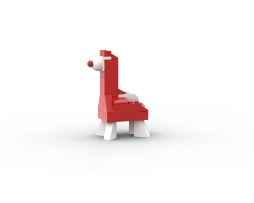 LEGO MOC-97499 10698 Red dinosaur (Classic 2022)