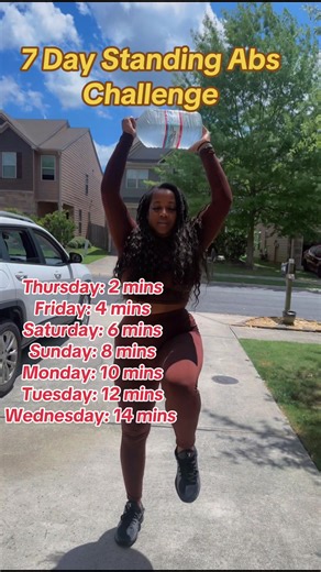 7 Day Standing Abs Challenge for Core Fitness
