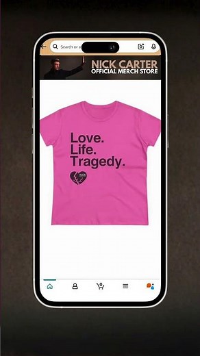 Nick Carter Official Merch Store - Now on Amazon!