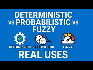 Deterministic vs Probabilistic vs Fuzzy — Real Uses