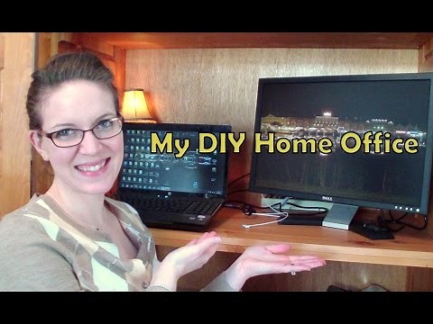 My DIY Office in an Armoire