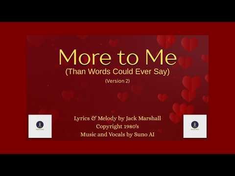 More to Me (Version 2)
