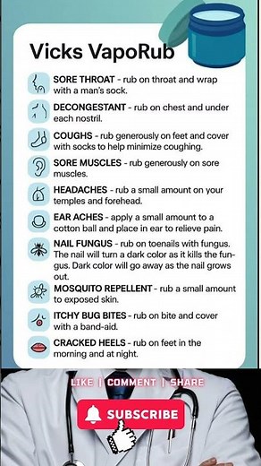 Vicks VapoRub: Surprising Uses You Didn’t Know