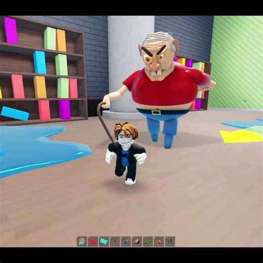 Miniroy VS GRANDMA'S HOUSE RUN (NEW OBBY) #roblox