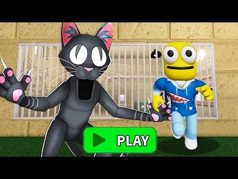 ESCAPE THE CAT 99 ROBLOX NIGHT 😧 (Prison Run)