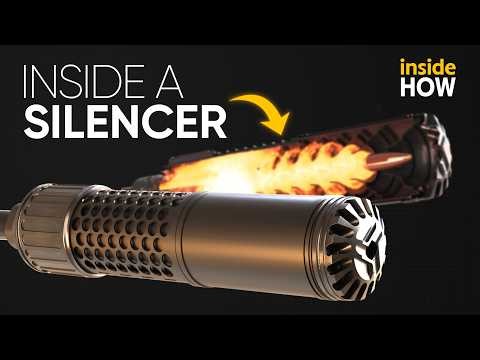 How a Gun Silencer Actually Works? | Inside How | 3D Animation