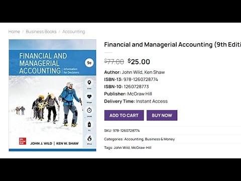 (PDF) Financial and Managerial Accounting (9th Edition) - Price $25 | eBook