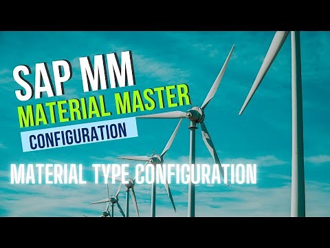 Material Type Configuration - SAP MM || Material Master