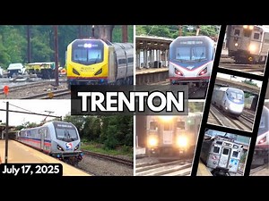 Black Friday Special: AM Rush @ Trenton with SEPTA, NJT & Amtrak - Filmed July 17, 2025