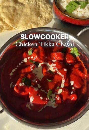 Easy Slow Cooker Chicken Tikka Chasni Recipe