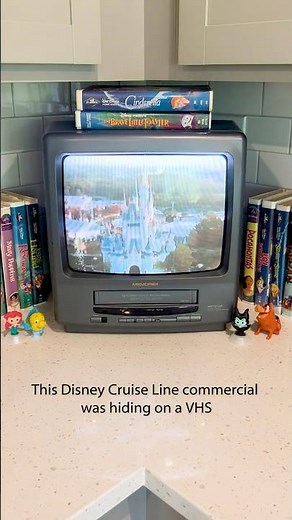 This Disney Cruise Line Promo Was Hiding on a VHS #retrodisney #vhs #nostalgia