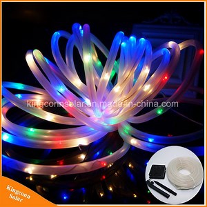 [Hot Item] Multiple Color Options Christmas 100 LED Solar Rope String Light