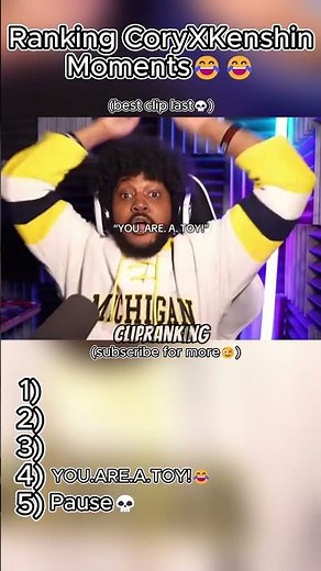 Ranking the Funniest CoryxKenshin Reactions 😂 #coryxkenshin #shorts