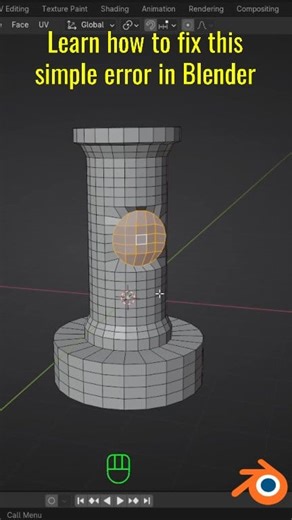 Blender Loop tools Issue & Solution: Easy Fixes Follow for 3d tips tricks & modeling Johar3Din #3d #blender3d #blender #blendertips #blenderartist #BlenderGoals #LearnBlender #easytipsandtricks #blenderchallenge #blendedfamily #fbyシvideo #2026Goals | Johar3Din