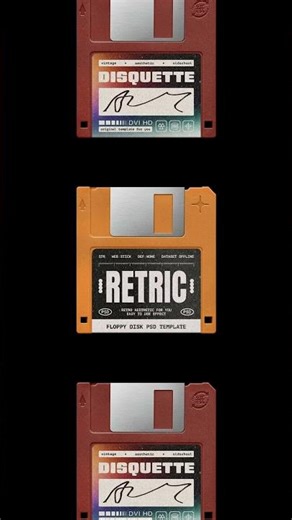 Floppy Disk Mockup Graphic Download