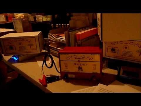 The CYCLOPS SUPER BATTERY 12 Joule Electric Fence Energizer / Charger