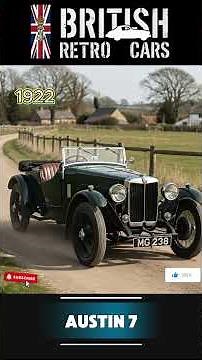 British Retro Cars Evolution 1900 - 1940 #shortsvideo #shorts