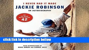 Review  I Never Had It Made: The Autobiography of Jackie Robinson