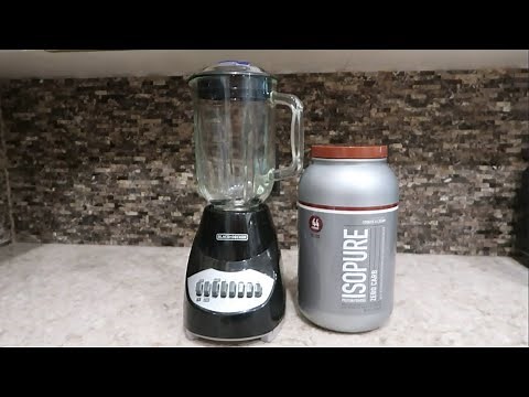 HOW TO MAKE A ISOPURE PROTEIN SHAKE