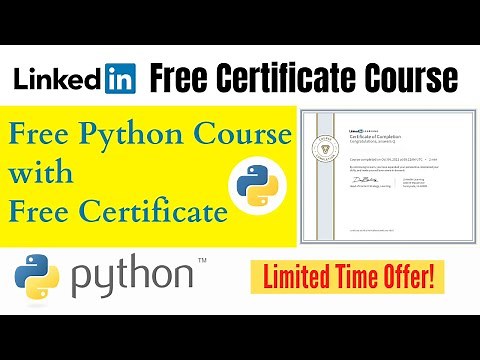 LinkedIn Free Python Online Course for Beginners with Free Certificate