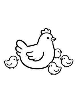 Creative Colouring Farm Animals: For kids  Fun Coloring Book Printables