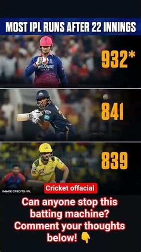 IPL History Rewritten! 932 Runs in First 22 Innings 🤯🔥 | Record Breaking Start