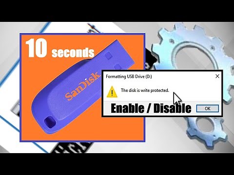 How to Enable and Remove Write Protection from USB Drive in Windows within 10 SECONDS via CMD