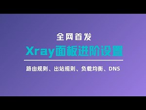【全网首发】伊朗版xray面板|3x-ui面板进阶设置，详细分享xray设置的各个功能，路由规则、出站规则、负载均衡和DNS，轻松实现流量精细化分流，进一步了解xray设置#一瓶奶油