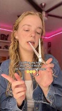 full moon haircut #3 😌 #curlyhair#wavyhair#madiisblonde