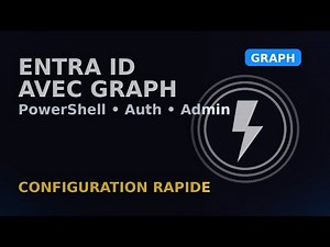Configurer Entra ID avec PowerShell et Microsoft Graph (M365)