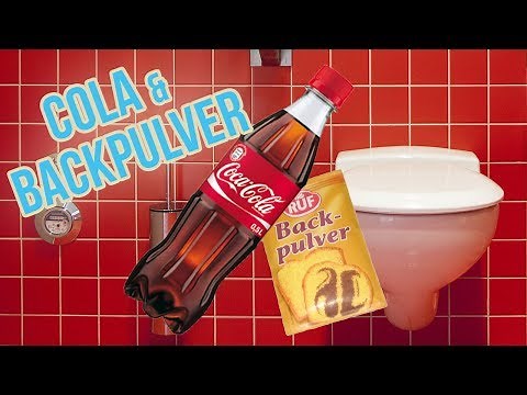 Cleaning the toilet with cola and baking soda | Cleaning the toilet with household remedies