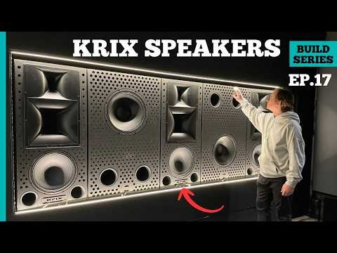 Ep17 KRIX SPEAKERS & PROJECTOR ⏐How I made a KILLER 9.4.6 KRIX Home Cinema ⏐Build Series