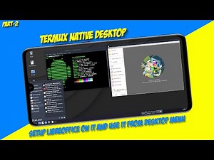 How to install libreoffice in termux native desktop | How to setup Distro Container