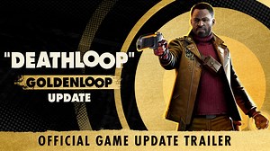 The path to freedom is golden 🔁 The Goldenloop update for Deathloop goes live tomorrow, including a new ability, weapon, upgrades, and more. Deathloop will also be available in the PlayStation Plus Game Catalog starting tomorrow: play.st/Deathloop | PlayStation